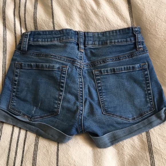 4 pairs of denim shorts sz 00 - Picture 9 of 16
